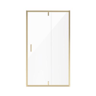 Душевая дверь в нишу Niagara Nova NG-43-11AG 110х190, прозрачное стекло, профиль золото